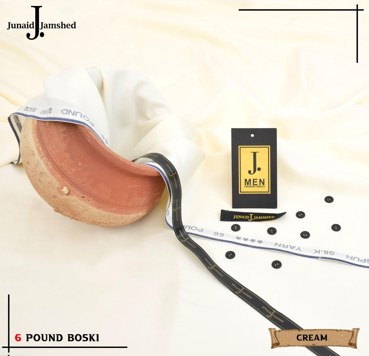 J. Junaid Jamshed 6-Pound Silk Boski